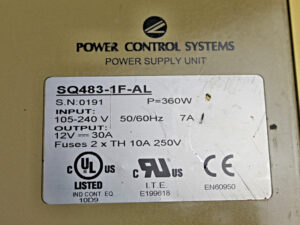 Power Control Systems SQ483-1F-AL Netzteil -used-