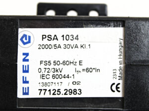 Efen PSA 1034 Aufsteckstromwandler 2000/5A 30VA Kl.1 -used-
