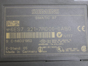 SIEMENS 6ES7321-7RD00-0AB0  Simatic S7 – E: 05 -used-