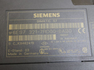 Siemens 6ES7321-7RD00-0AB0 SIMATIC S7 E: 03 -used-