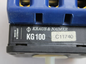 Kraus & Naimer KG100 Hauptschalter / Main Switch -unused-