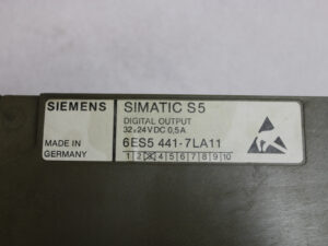 SIEMENS 6ES5441-7LA11 SIMATIC S5 – E: 03 -used-