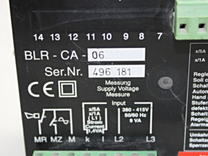 Merlin Gerin BLR-CA-06 Blindleistungsregler -used-