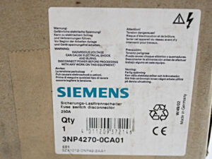 Siemens Sentron 3NP4270-0CA01 Sicherungslasttrennschalter 3NP4 – OVP/unused –
