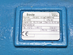 SOCLA 418 – Kugel-Rückflussverhinderer mit Flanschen
