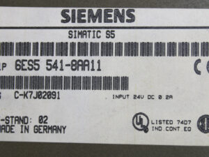 SIEMENS 6ES5541-8AA11 SIMATIC S5 – E: 02 -used-