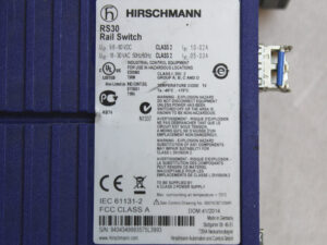 Hirschmann RS30-0802O6TDAPHH08.05 Rail Switch -used-
