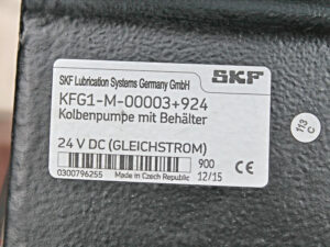 SKF KFG1-M-0003+924 – Zentralschmierpumpe – Central lubrication pump