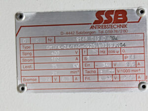 DC-Motor 35 kW SSB GMTFK-24/140-0926.40319.104 – Gleichstrommotor