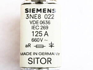Siemens 3NE8022 SITOR-Sicherungseinsatz 125A AC 660V  -unused-