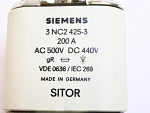Siemens 3NC2425-3 SITOR-Sicherungseinsatz GR.3 200A 500V -unused-