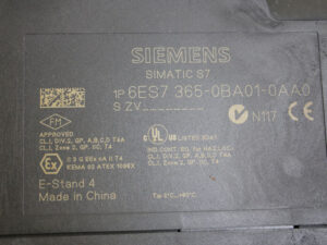 Siemens 6ES7365-0BA01-0AA0 Simatic S7-300 E: 04 -used- Ecke abgebrohen