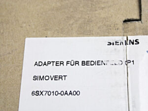 Siemens 6SX7010-0AA00 SIMOVERT ADAPTER -OVP/unused-