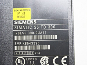 Siemens 6ES5390-0UA11 SIMATIC 5 TD 390 – E: 04 -OVP/unused-