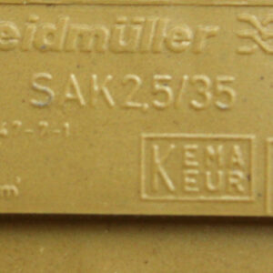 72x Weidmüller SAK 2.5/35 KRG 0380420000 Reihenklemme -unused-