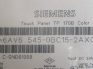 SIEMENS 6AV6545-0BC15-2AX0 SIMATIC Touch Panel -refurbished-