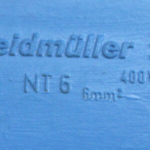 95x Weidmüller NT 6/35 10X3 KRG/BL 0501470000 Reihenklemme -unused-