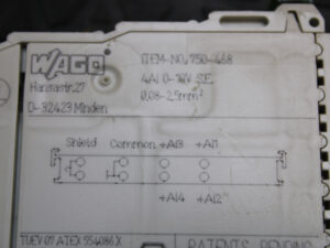 WAGO 750-468 4-Kanal-Analogeingang / analog input -used-