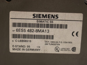 SIEMENS 6ES5482-8MA13 SIMATIC S5 E: 05 Digital Ein- Ausgabe -used-