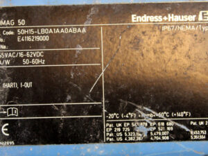 Endress+Hauser PROMAG 50 50H15-LB0A1AA0ABAA -used-