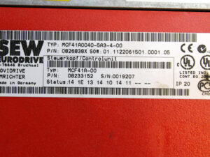 SEW MCF41A0040-5A3-4-00 MOVIDRIVE 5,5 kW 8,6 kVA -refurbished-