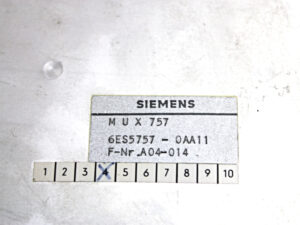 Siemens 6ES5757-0AA11 PG-MUX 757 -OVP/unused-