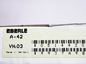 Eberle A-42 051442000000 VN:03 PCB-Board Output Moldule -OVP/sealed- -unused-