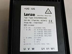 Lenze E82ZM40234B Motorfilter -OVP/unused-