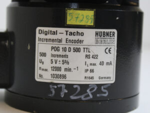 Hübner POG 10 D 500 TTL Incremental Encoder -used-