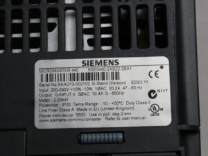 Siemens 6ES6440-2AB22-2BA1 Micromaster 440 -OVP/unused-