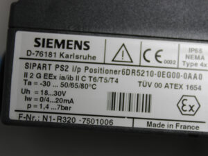 Siemens 6DR5210-0EG00-0AA0 Sipart PS2 -OVP/unused-
