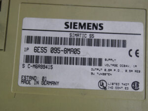 Siemens 6ES5095-8MA05 SIMATIC S5 – E: 01 -used-