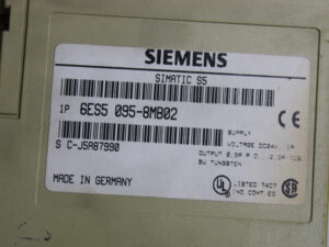 SIEMENS 6ES5095-8MB02 SIMATIC S5 – E: 04 -used-
