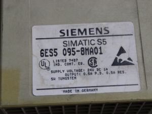 Siemens 6ES5095-8MA01 SIMATIC S5 – E: 02  -used-