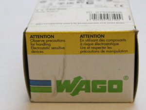 WAGO 750-606 Potentialeinspeisung DC 24 V Diagnose -OVP/sealed- -unused-