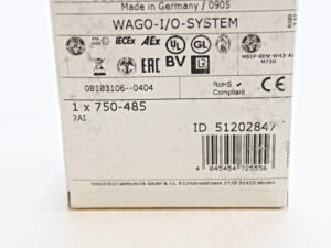 WAGO 750-485 2-Kanal-Analogeingang -OVP/sealed- -unused-