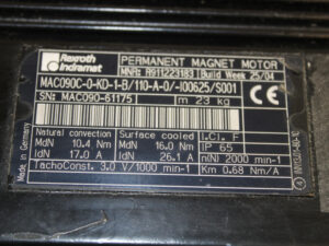 Indramtat MAC090C-0-KD-1-B-110-A0/-I00625/S001 Permanentmagnetmotor-used-