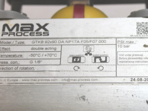 MAX PROCESS GTKB.92×90.DA.NP17A.F05/F07.000 + EUROTEC EPP2M02-UL + PISTER SK3 G2 50 3443 TL -used-