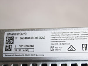 Siemens 6AG4140-6BD07-0KA0 SIMATIC IPC427D -OVP/unused-