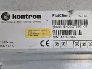 Kontron EN00-Z76201-02 FlatClient Panel PC -used-