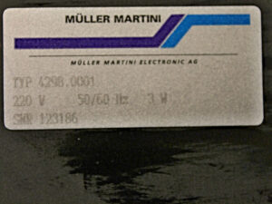 Müller Martini 4298.0001 Meßgerät Einstellanzeige -used-