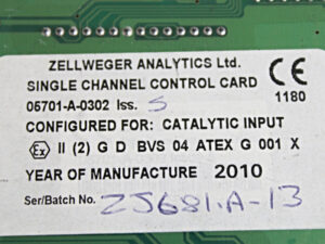 Sieger Limited 05701-A-0302 mit 05701-A-0284 Control Card -used-