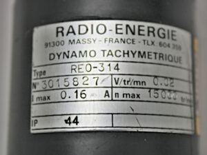 Radio-Energie REO314 Tachogenerator 15000 tr/mn -used-