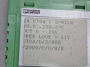Phoenix Contact 2808310 MCR-RTD/U-E/NC Messumformer -used-