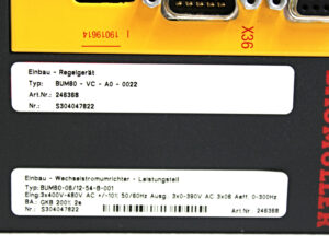 Baumüller BUM60-VC-0022 Servoumrichter -OVP/refurbished-