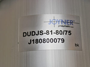Joyner pneumatic DUDJS-81-80/75 Zylinder -unused-
