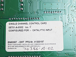 Sieger Limited R05701-A-0302 Single Channel Control Card -used-