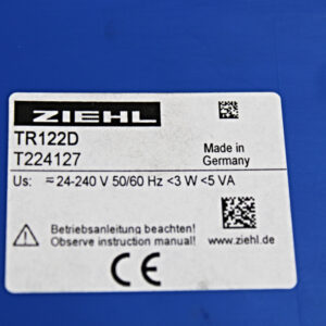 Ziehl TR122D Temperaturrelais T224130 -unused-
