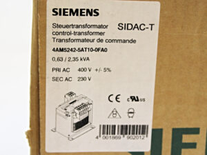 Siemens 4AM5242-5AT10-0FA0 Sidac-T Transformator -OVP/unused-