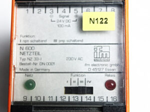 IFM N600 NZ 33-1 DN0001 Netzteil 230 VAC 24VDC -used-